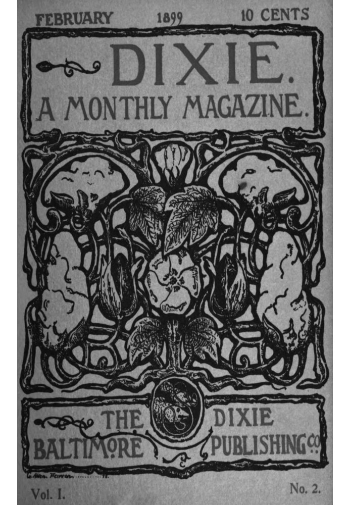 Dixie: Щомісячний журнал, том. I, № 2, лютий 1899