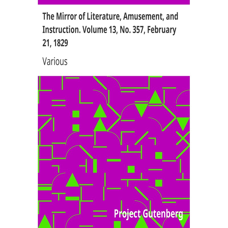 The Mirror of Literature,...