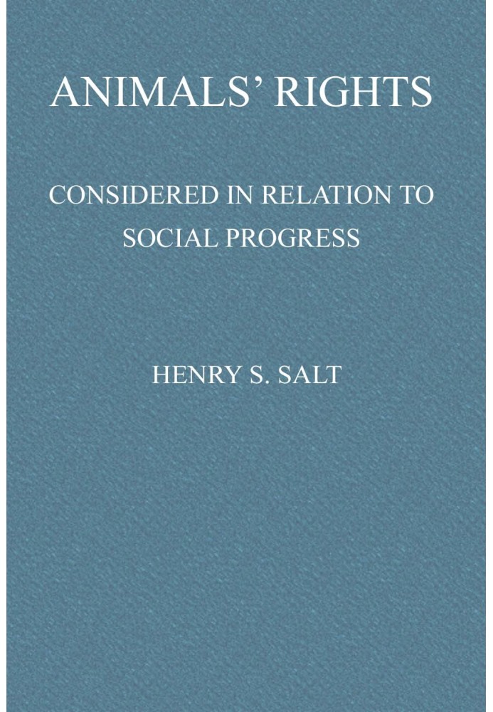 Права тварин у зв'язку з соціальним прогресом