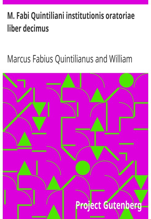 Десята книга повчань М. Фабія Квінтіліана ораторському мистецтву