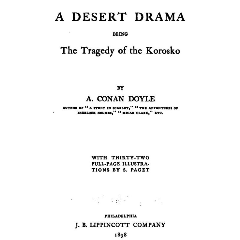 A desert drama : $b being...