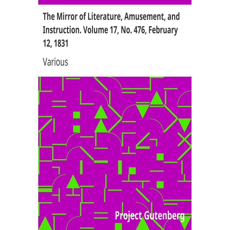 The Mirror of Literature,...