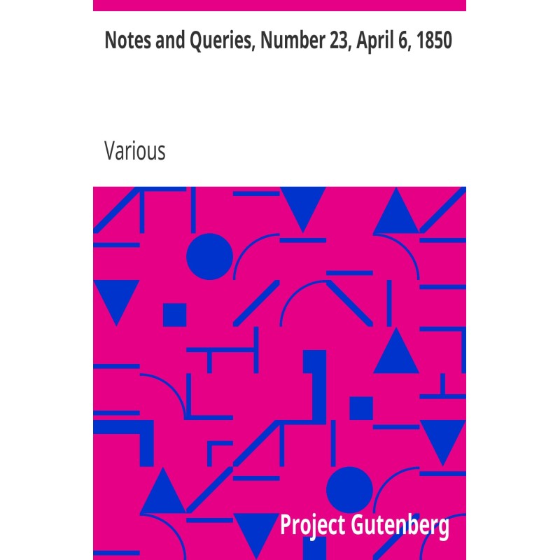 Notes and Queries, Number...