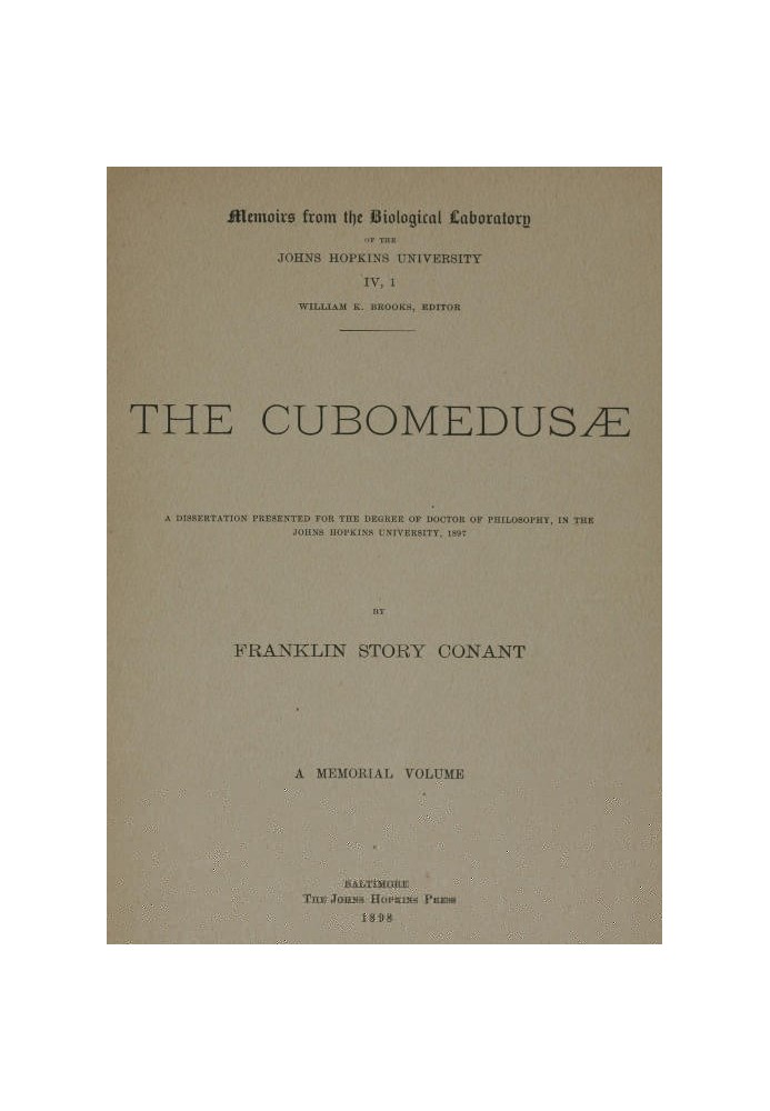 The Cubomedusæ