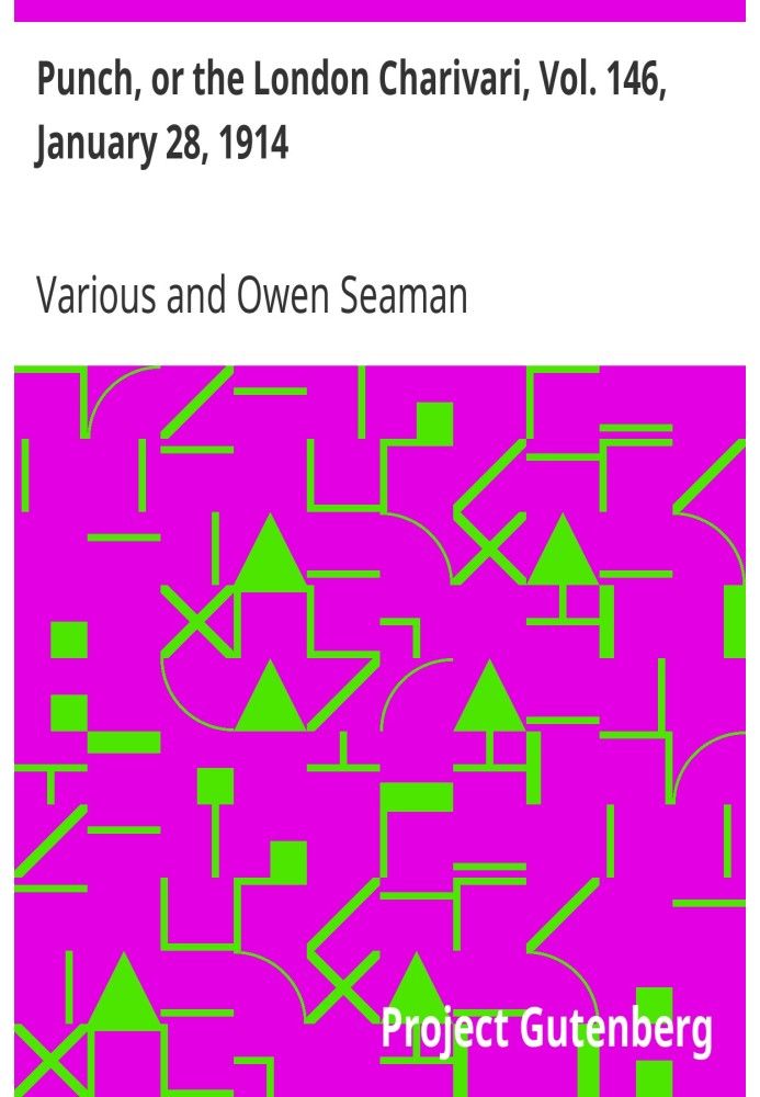 Панч, або Лондонський чаріварі, том. 146, 28 січня 1914 р