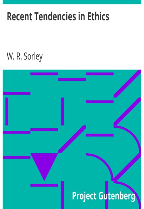 Останні тенденції в етиці. Три лекції для духовенства, прочитані в Кембриджі