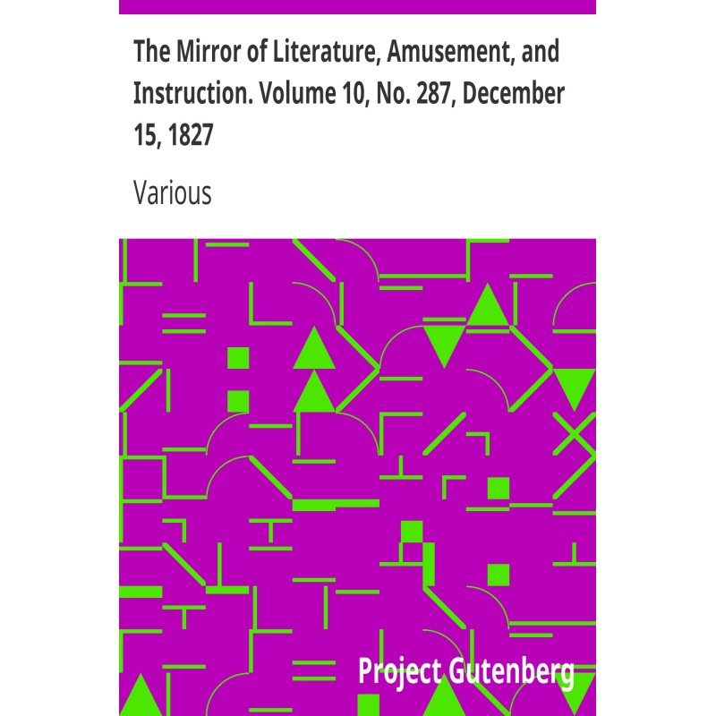 The Mirror of Literature,...